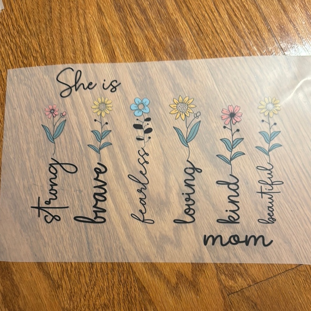 Floral Inspirational Decal